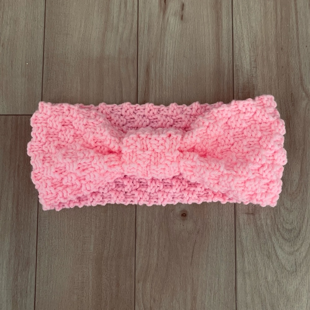 Handmade Ballet Pink Knit Headband
